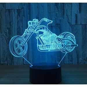 3D Lampe Illusion Optique Led Veilleuse Night Light Night Light 3D Extreme Moto Led Cool Boy Cadeau Night Light Led Lampe De Table De Bureau Night Light Gradient Enfant Anniversaire Nouvel An Cadeaux