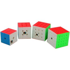 CASSE-TÊTE Moyu MoFangJiaoShi MF Autocollant Cube Bundle 2x2 