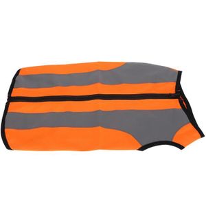 Gilet de protection pour chien orange fluo Cdiscount