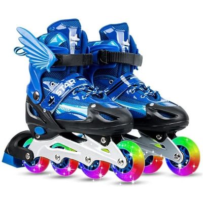 Patins Quad Roller Skates Unisexe Hommes / Femmes Double Line Skate Adulte  Enfant Deux Chaussures De Patinage En Ligne Avec LED PU 4 Roues Patines Du  114,87 €