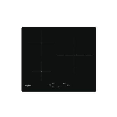 Plaque induction 3 feux 6800W encastrable avec commandes tactiles à