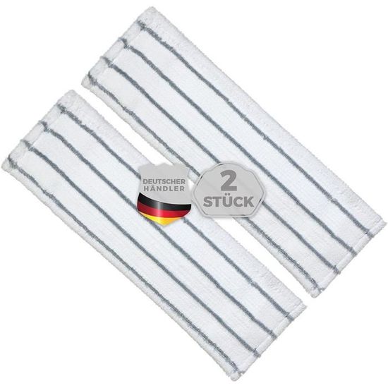 Serpillière Microfibre Bandes 30 Cm 164 G Noir - Tête De Balai Ultra Absorbante Onix Tech