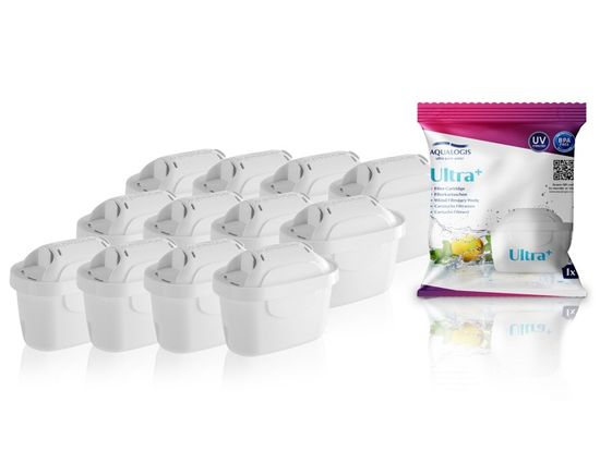 Cartouche pour carafe filtrante - Aqualogis Ultra+ 12 pcs - Cdiscount ...