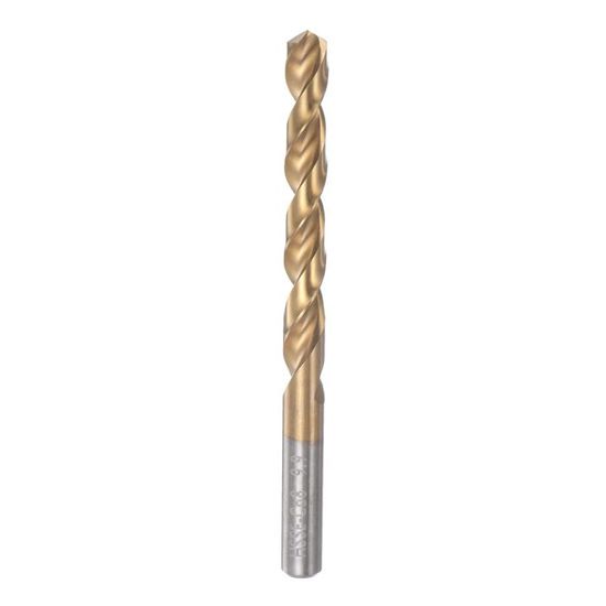 3 Forets Hélicoïdaux 1 Mm HSS-E Cobalt 8% - Revêtement Titane Pour Acier Inox, Aluminium, Alliages - Queue Droite