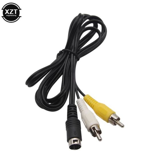 Câble Vidéo Composite RCA Pour Sega Mega Drive II - MD2 AV - Neuf - Marque TOPALLI