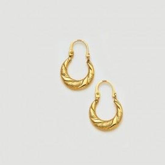 Boucle d'oreille chaine argent | Nerina Bijoux