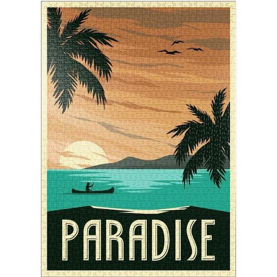 Plage Pôle Nord Affiche Vintage Premium Pièces Puzzle Collection Plage Pôle Nord Affiche Vintage Premium Pièces Puzzle Collection