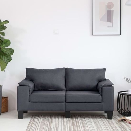 🧡7685Elégant Moderne- Canapé scandinave d'angle - Canapé droit fixe 2 places - Canapé de relaxation Confortable - Sofa Divan Canapé