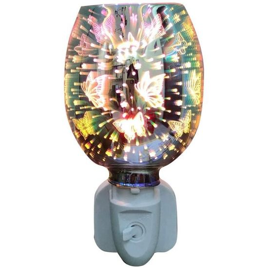 3D Lampe Daromathérapie, Brûleur De Cire Électrique Lampe Aromatique, Brûleur À Mazout Électrique, Brûleur À Cire Fondant Dif