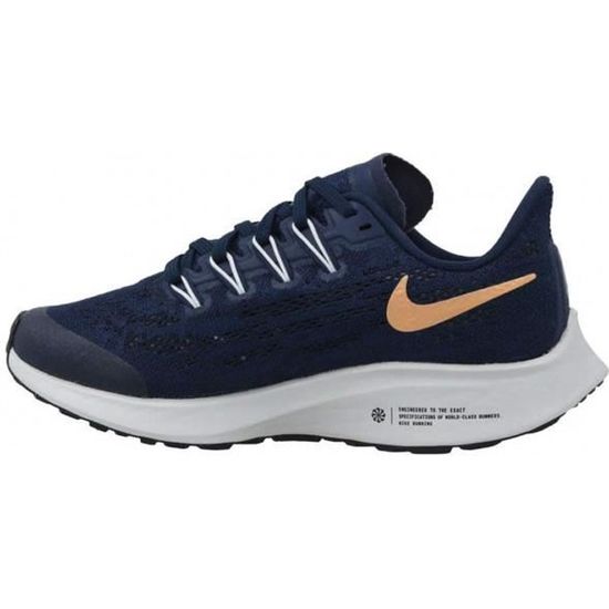 Basket Nike AIR ZOOM PEGASUS 36 Junior Bleu marine Blanc Ref. AR4149 401 Cdiscount Sport