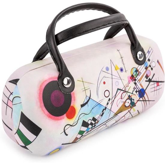Étui à Lunettes Coloré – Coque Rigide, Fermeture éclair – Néoprène Léger, Crochet Inclus – Pour Lunettes De Soleil Ou De Vue