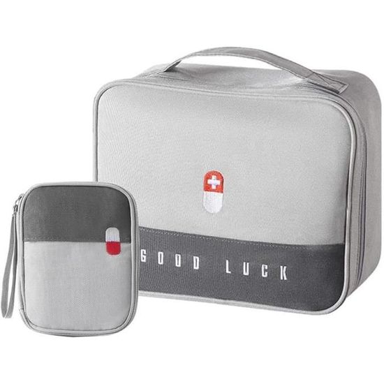 Kexpery Trousse De Premiers Secours Vide Compacte Et Étanche - Boîte De Rangement Rigide Rouge Pour Maison, Camping Et Voyages, Taille S