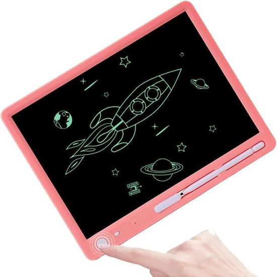 Tablette D'écriture LCD 10 Pouces Avec écran Couleur - Bouton Effaçage, Protection Des Yeux, Pour Enfants Et Dessin - Inclut Stylet