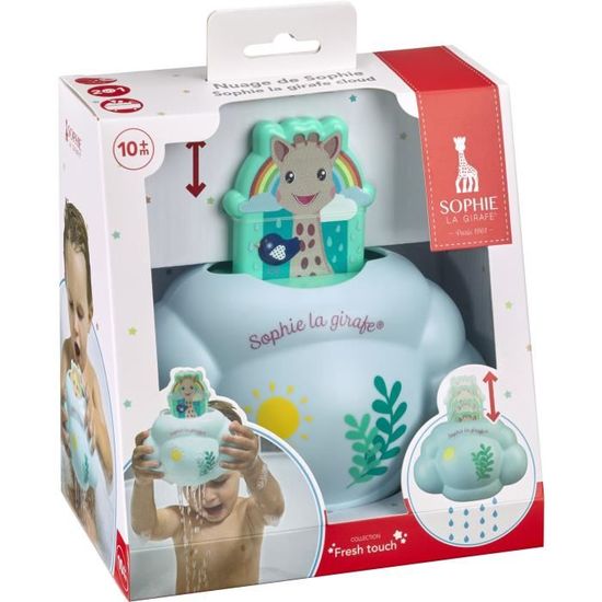 Jouet de bain VULLI Sophie La Girafe Nuage de Sophie Vert jaune Mixte Cdiscount Puericulture Eveil bebe