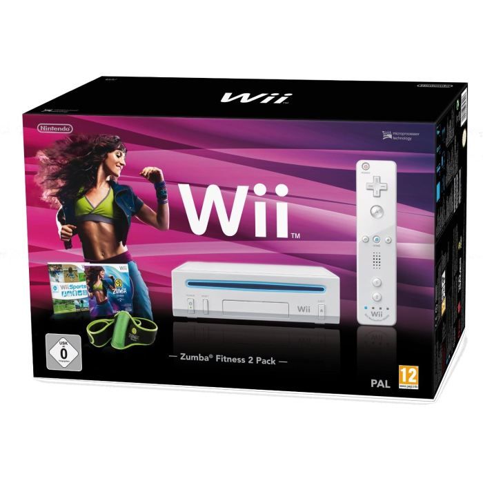 Pack Wii Zumba Fitness 2 PACK BLANC (Limitée) - Nintendo