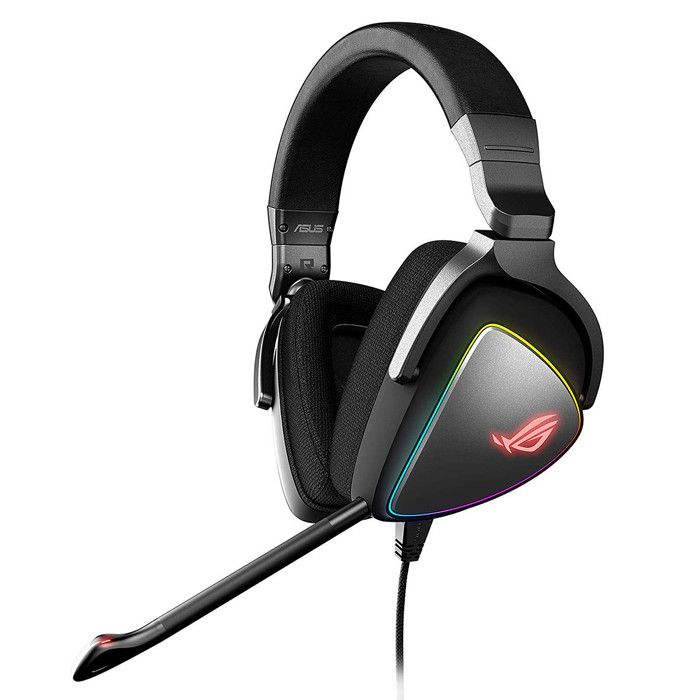 ASUS Casque ROG Delta - Filaire - Design Sur tête - Stéréo - Couleur Noir - Circumaural - 32 Ohm - Fréquence 20 Hz/40 kHz - Uni
