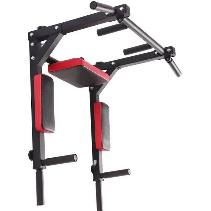 Fitness-Barre de Traction Murale-Chaise Romaine Murale - LARAS Barre de Traction démontableus