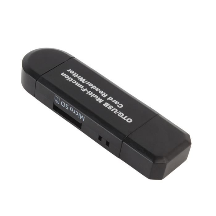 Lecteur de carte multi-fonction carte SD TF Triplet OTG Smart Adapter pour macbook dkq053