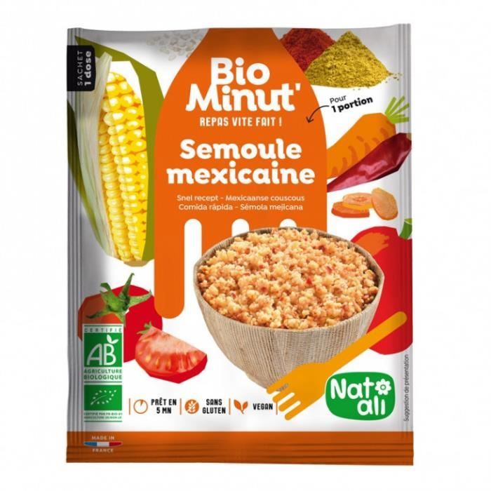 Semoule mexicaine instantannée 80gr - Nat-Ali