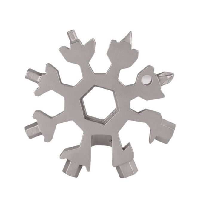 Tournevis pratique et Compact 18 en 1 - Outils manuels multifonctionnels flocons de neige, combinaison de cart - Type: S -HS292A