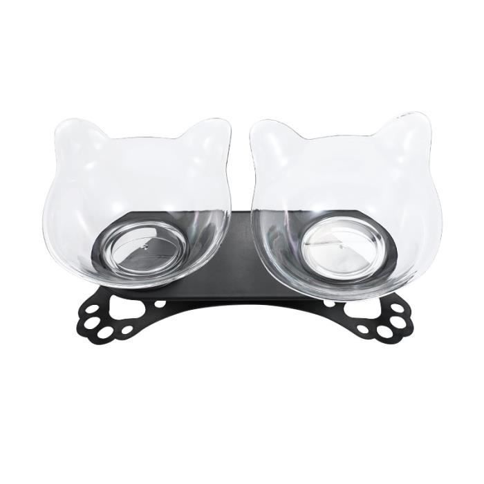 Ecuelle,Bols surélevés pour chats durables chat Double bols surélevé support d'alimentation pour chats, tapis gamelle - Type 5-S