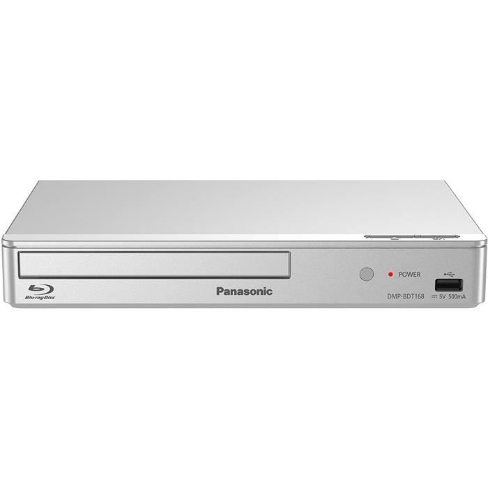 Panasonic DMP-BDT168EG Lecteur Blu-Ray Compatibilité 3D Argent lecteur Blu-Ray - Lecteurs Blu-Ray (Argent, Lecteur Blu-Ray, CD,CD-DA