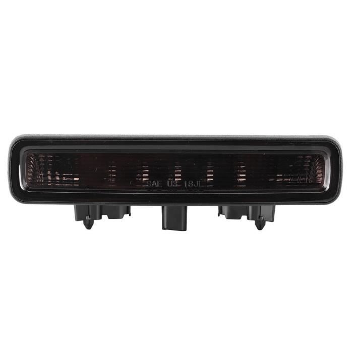HURRISE Feu arrière Troisième Feu Stop LED Haute Luminosité Étanche ABS PC Convient pour Jeep Wrangler JL 2018‑2020