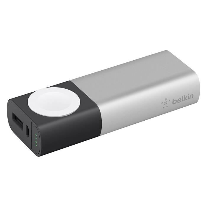 Belkin Batterie externe 6700 mAh avec câble micro USB - 15 cm - Argenté