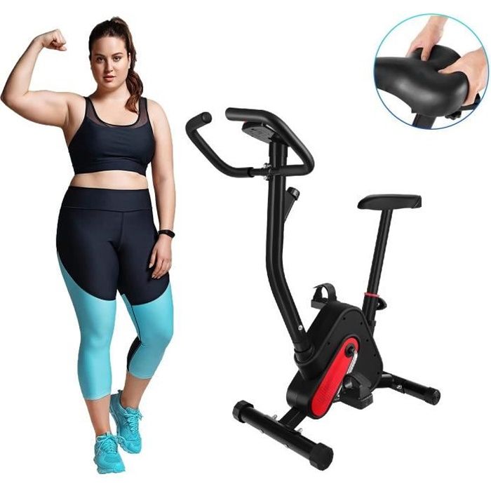 Vélo d'Appartement Ergomètre Cardio,Système de Freinage Magnétique Haute Performance,Masse d'Inertie 10Kg