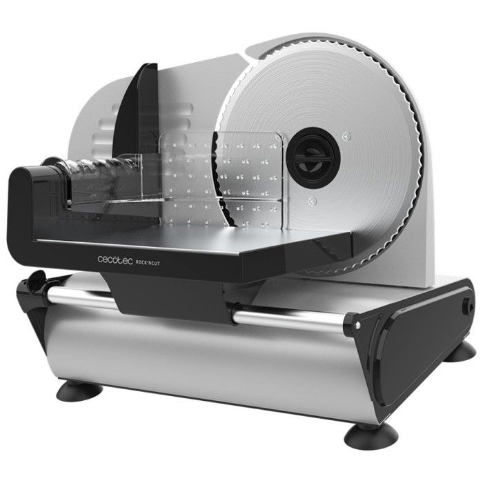 Cecotec Trancheuse Rock'nCut. 150 W, Disque de 190 mm de diamètre, Système de réglage progressif avec une précision de 0 à 15 mm