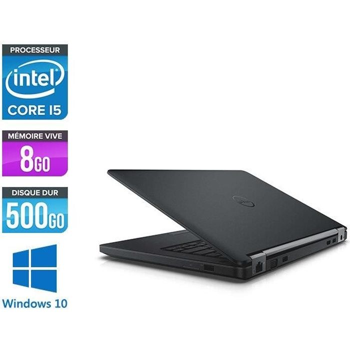 Dell ordinateur portable Latitude E5440 - Intel Core i5 2,6GHz - HDD 500 - 8GO - 14,1'' - Windows 10 - AZERTY