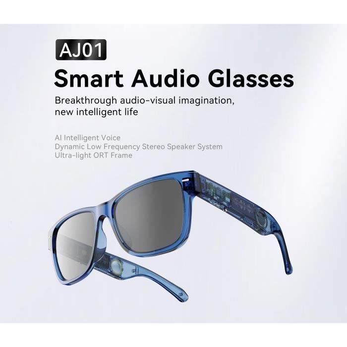 INTELLIGENT (E) : Paire lunette Appel AJ01 Smart Glasses technologie (DOOGEE)