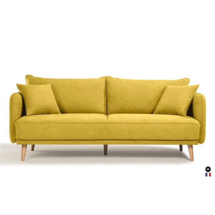 Canapé jaune