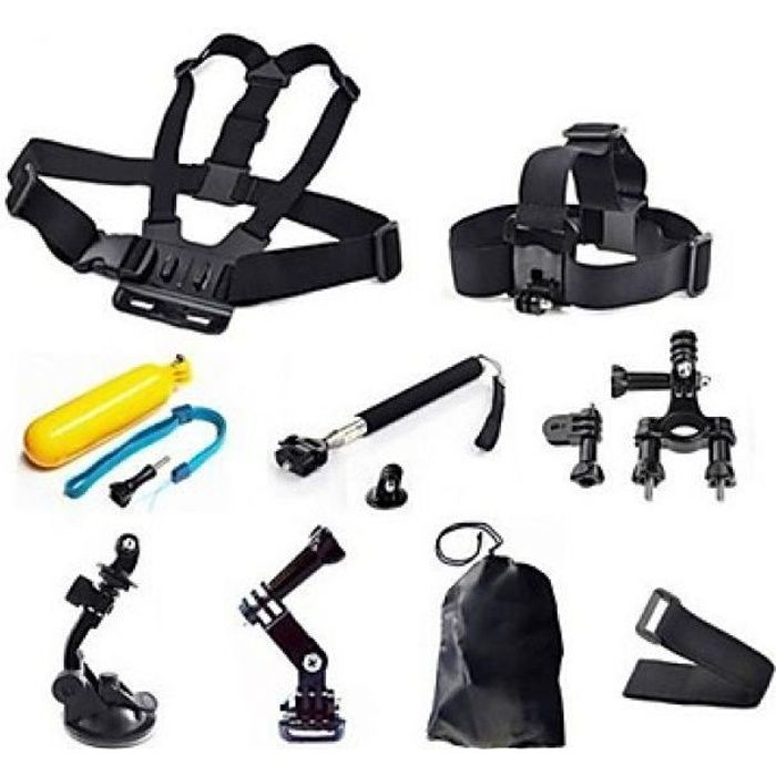 Kit d'accessoires 9 en 1 pour GoPro