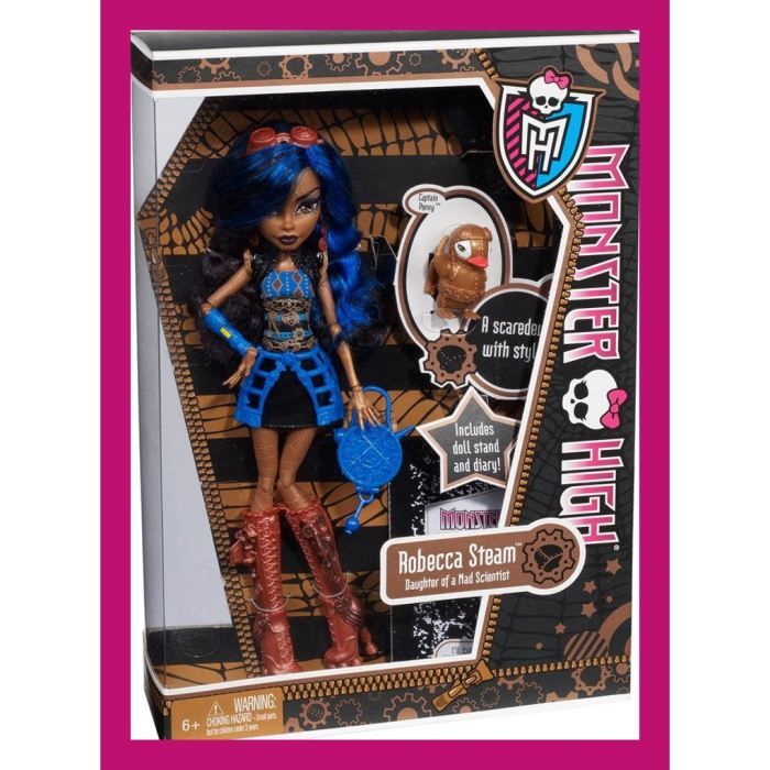 Monster High - Bch84 - Poupée Mannequin - Photo De Classe - Robecca