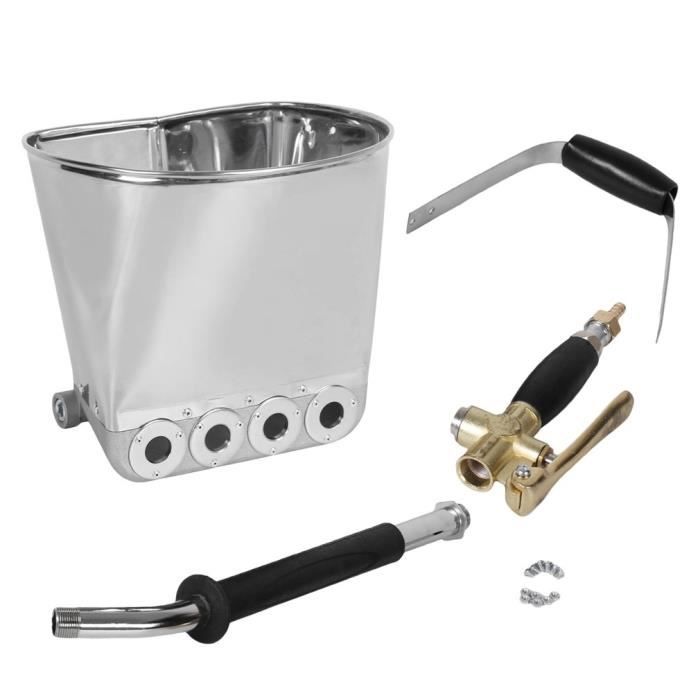 Mur mortier pistolet pulvérisateur stuc pelle trémie louche pistolet à ciment stuc stuc pulvérisateur plâtre trémie avec poignée