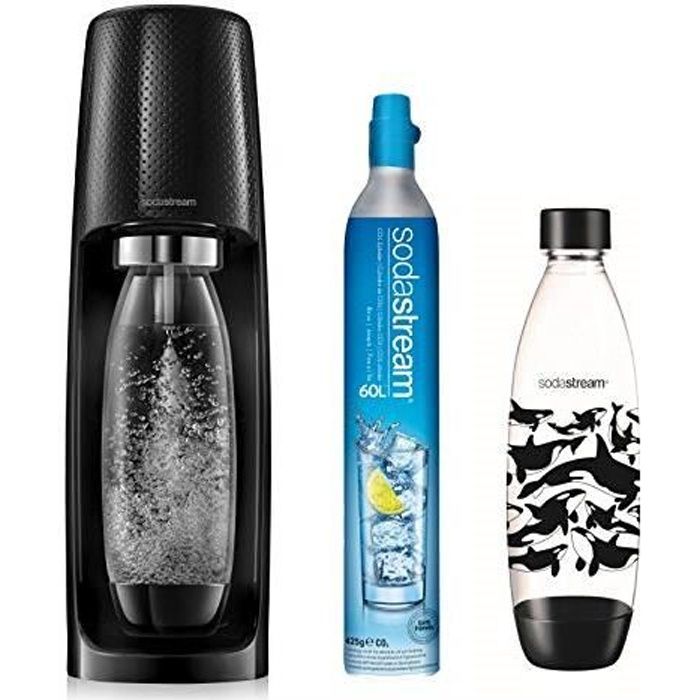 Sodastream SPIRITNATURE MACHINE A EAU PETILLANTE, Plastique, Noire SPIRITNATURE