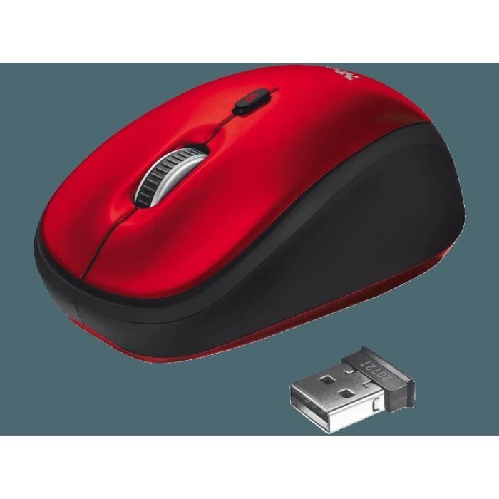 TRUST WMS-113 Souris sans fil - Rouge