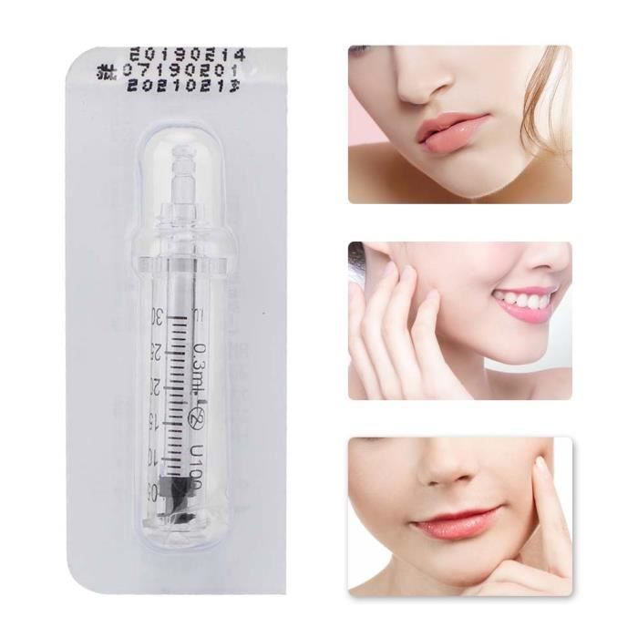 0.3 ml ampoule tête seringue aiguille acide hyaluronique stylo d'injection accessoire HB005