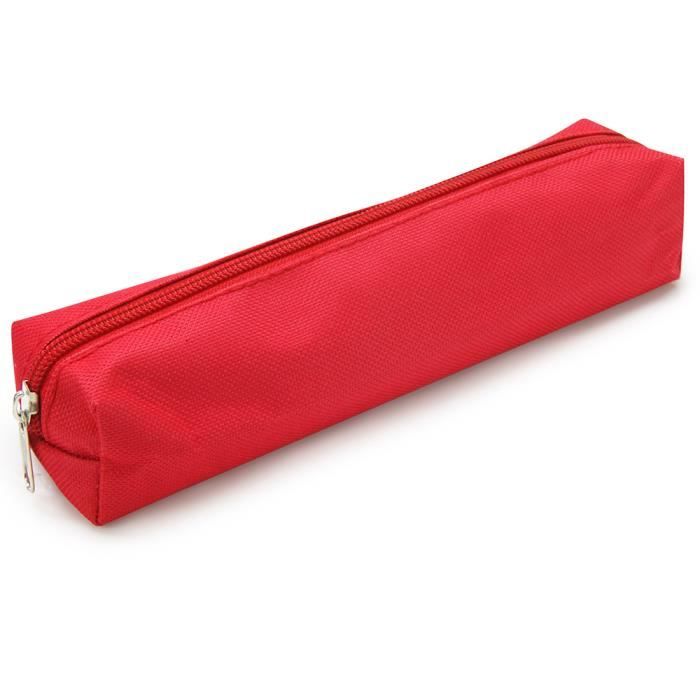 Trousse Fourre-tout WAYTEX 931273RG 18 x 3,5 x 4,5 cm Textile Souple Rouge Uni