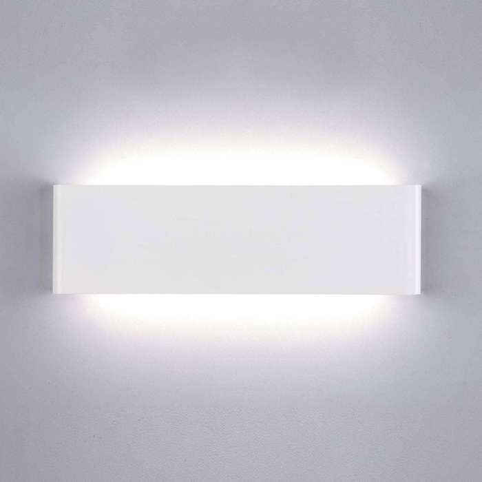 Lightess Applique Murale Intérieure LED 16W - Blanc Froid IP44 Moderne. Lampe Murale Enfant pour Chambre Salon [Classe F]