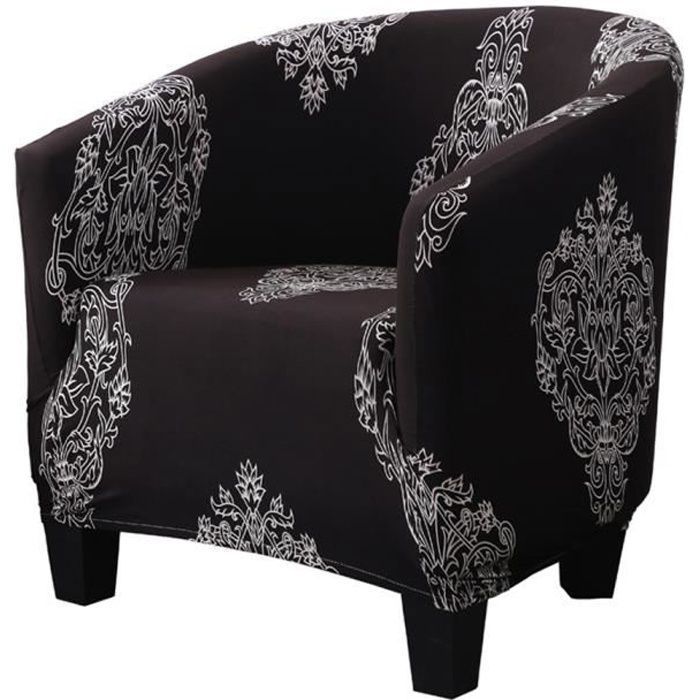 Housse de Fauteuil Cabriolet Imprime Motif Housse de canapé Relax Club Chaise de Baignoire Housse de Fauteuil Extensible
