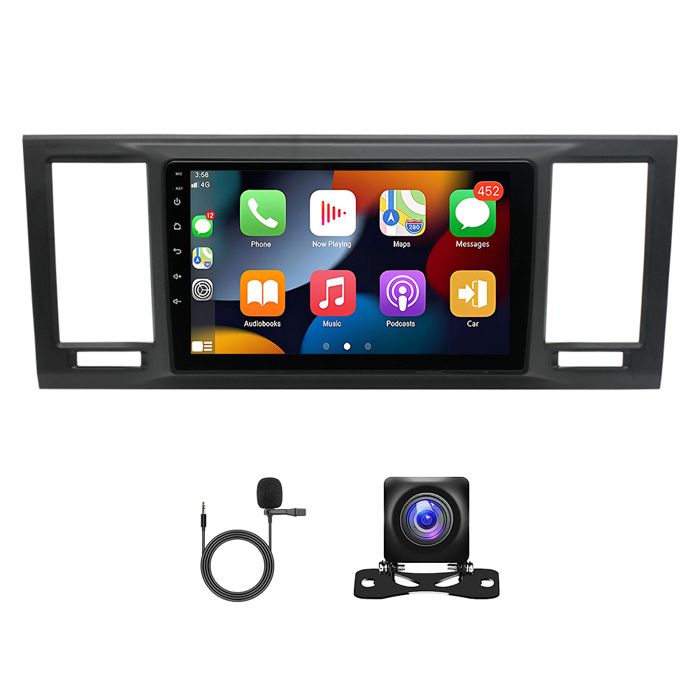 Autoradio Android 13 Pour VW T6 Transporter/Multivan (2016-2022) - 9" Écran - 2+32 Go - CarPlay/Android Auto Sans Fil - Bluetooth, WiFi, Caméra Recul - 7