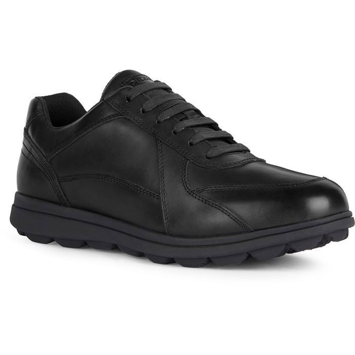 Baskets Noires Pour Homme En Cuir De Vachette Pleine Fleur Baskets Noires Pour Homme En Cuir De Vachette Pleine Fleur