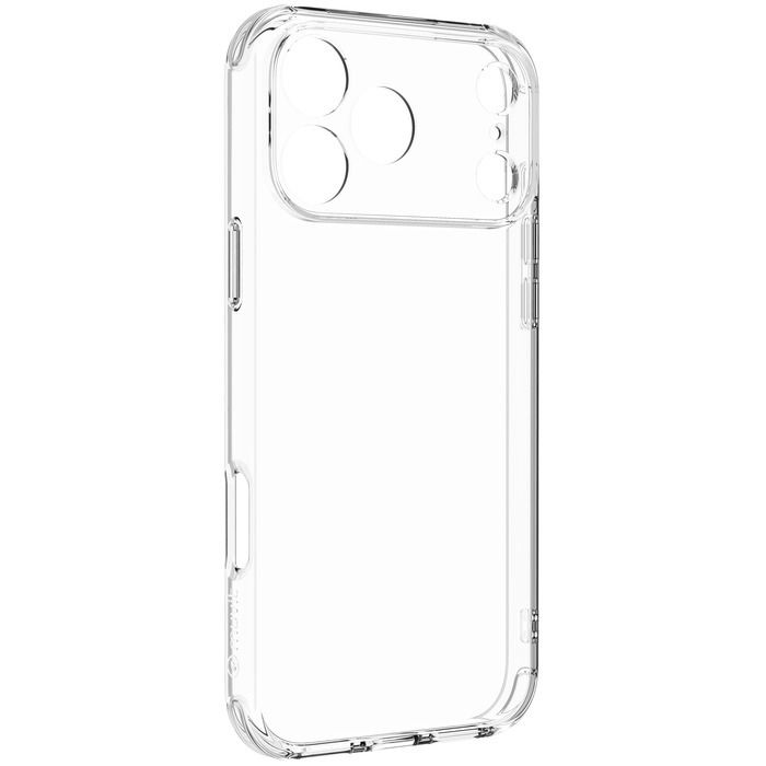 Coque iPhone 17 Pro Max - MUVIT - Antichoc 2m - 100% recyclée - Transparent - Origine France garantie