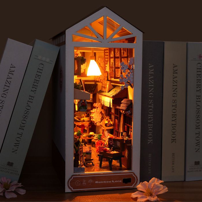 Roycevon Kit de bricolage pour adultes - Puzzle miniature 3D en bois - Scène fantastique - Bibliothèque - Serre-livres - Décoration Roycevon Kit de bricolage pour adultes - Puzzle miniature 3D en bois - Scène fantastique - Bibliothèque - Serre-livres - Décoration