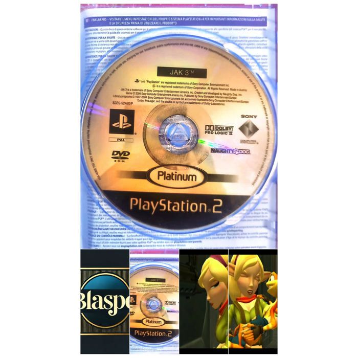Sony Computer Entertainment Jak 3 – PS2 – Cd Seul Sans Boîtier – Action Plateforme