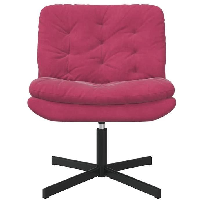 TOP 2026 Chaise relaxant pivotante - moderne - 1 PC - Bordeaux 63x75x76 cm Velours FF237