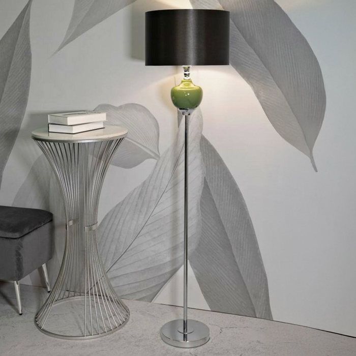 Lampadaire Stiviere Dmora en Verre Blanc