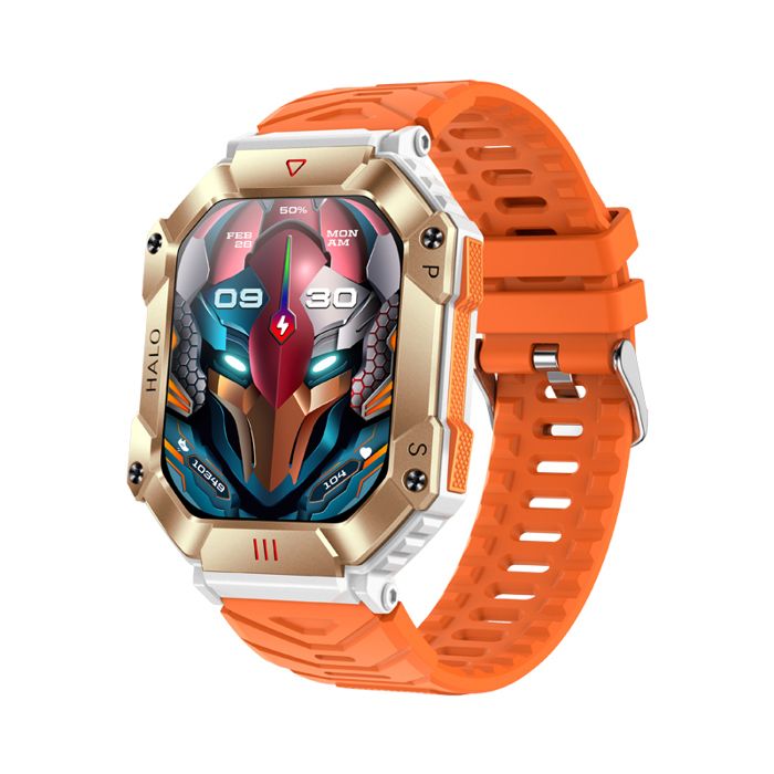 Montre intelligente multisport - RNCYN - KR80 - Altitude et pression dair - Boussole - Appels BT